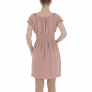 Rochie mini Metrofive - roz pudrat dama