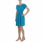 Rochie mini Metrofive - turcoaz dama