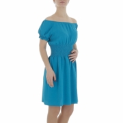 Rochie mini Metrofive - turcoaz dama