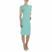Rochie mini Metrofive - turcoaz dama