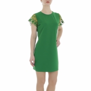 Rochie mini Metrofive - verde dama