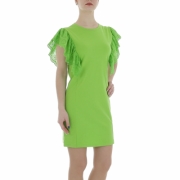 Rochie mini Metrofive - verde dama