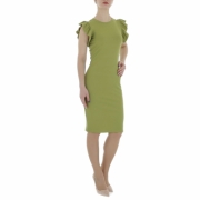 Rochie mini Metrofive - verde dama