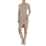 Rochie midi toamna mulata - Emma & Ashley   bej dama