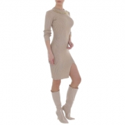 Rochie midi toamna mulata - Emma & Ashley   bej dama