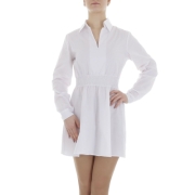 Rochie tip bluza Metrofive - alb dama