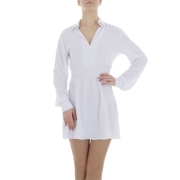 Rochie tip bluza Metrofive - alb dama