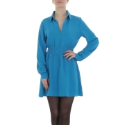 Rochie tip bluza Metrofive - albastru dama