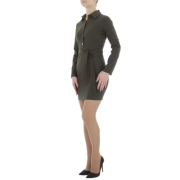 Rochie tip bluza Metrofive - kaki dama