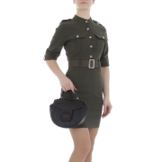 Rochie tip bluza Metrofive - kaki dama