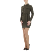 Rochie tip bluza Metrofive - kaki dama