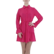 Rochie tip bluza Metrofive - roz fuchsia dama