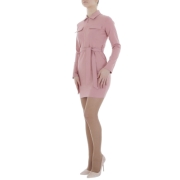 Rochie tip bluza Metrofive - roz pudrat dama