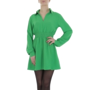 Rochie tip bluza Metrofive - verde dama