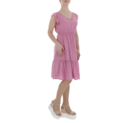 Rochie vara AOSEN - roz pudrat dama