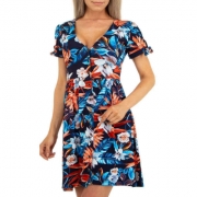 Rochie in forma de A - DK.albastru dama