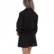 Compleu elegant cu pantaloni scurti - negru dama