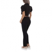 Compleu cu pantaloni lungi - negru dama
