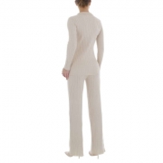 Compleu cu pantaloni evazati - Emma & Ashley   bej dama