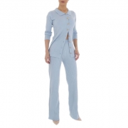 Compleu cu pantaloni evazati - Emma & Ashley   LT.albastru dama