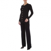 Compleu cu pantaloni evazati - Emma & Ashley   negru dama