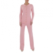 Compleu cu pantaloni evazati - Emma & Ashley   roz pudrat dama
