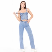 Salopeta Langer Laulia - albastru dama