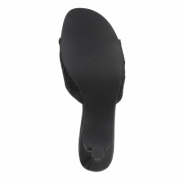 Slapi eleganti cu toc - negru dama