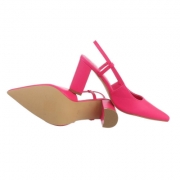 Pantofi decupati la spate - roz fuchsia dama