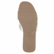Sandale joase plat - alb dama