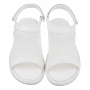 Sandale joase plat - alb dama