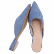 Sandale joase plat - albastru dama