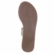 Sandale joase plat - argintiu dama