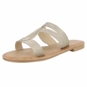 Sandale joase plat - auriu dama