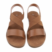 Sandale joase plat - bej dama