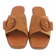 Sandale joase plat - bej dama