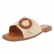 Sandale joase plat - bej dama
