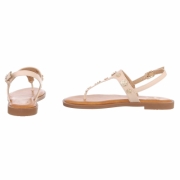 Sandale joase plat - bej dama