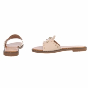 Sandale joase plat - bej dama