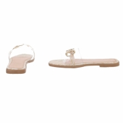 Sandale joase plat - bej dama