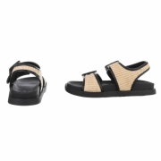Sandale joase plat - bej dama