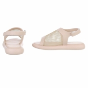 Sandale joase plat - bej dama