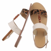 Sandale joase plat - camelleopard dama