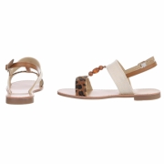 Sandale joase plat - camelleopard dama