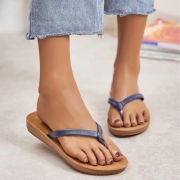 Sandale joase plat - dkblue dama