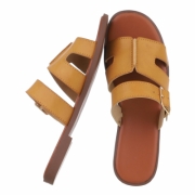 Sandale joase plat - kaki dama