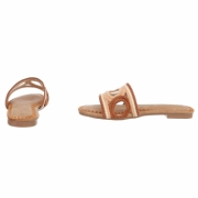 Sandale joase plat - maro dama