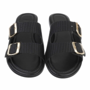 Sandale joase plat - negru dama
