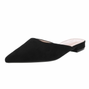 Sandale joase plat - negru dama