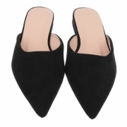Sandale joase plat - negru dama